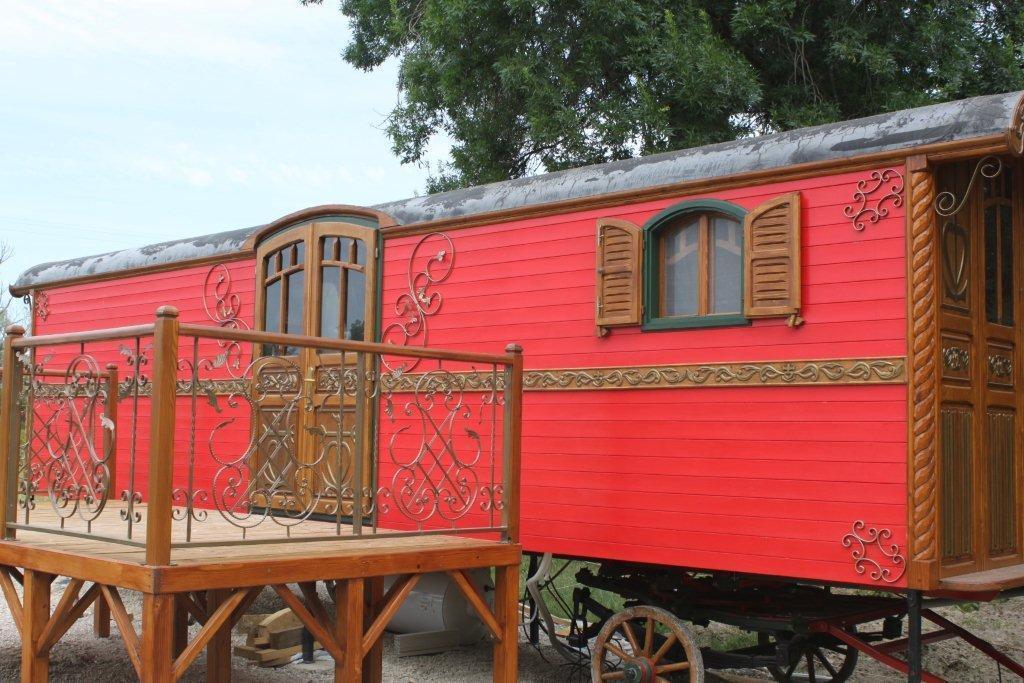 La Roulotte "Les Saintes" Bed and Breakfast Kamer foto